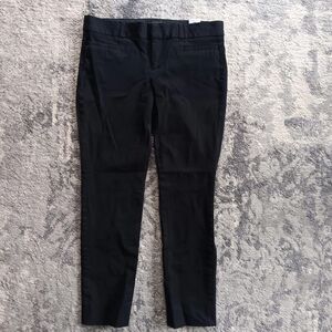 Banana Republic Womens Petites Sloan Mid Rise Ankle Dress Pants Black Size 2